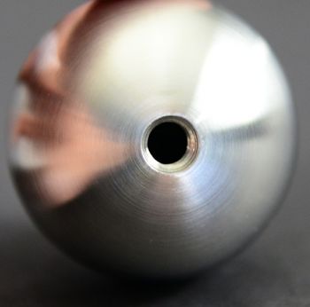 solid ball with thread holes