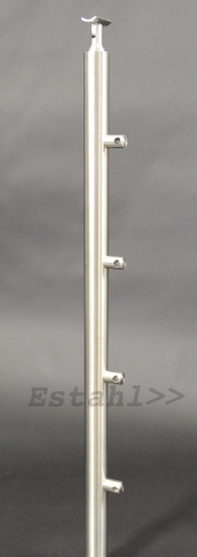 V2A - railing posts for wall mounting