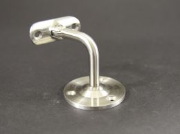 V2A stainless steel handrail for support for tube Ø 42,4 mm