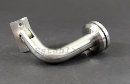 V2A stainless steel handrail for support for tube Ø 42,4 mm