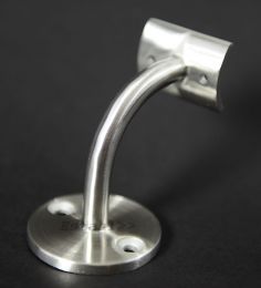 V2A stainless steel handrail support for tube Ø 42,4 mm