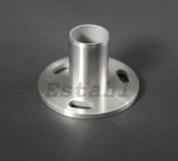 V2A-Einpressflansch für 42,4 x 2,0 mm Rohr