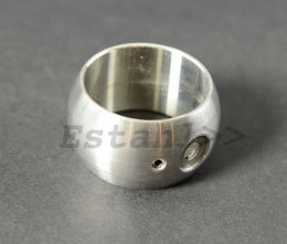 V2A - Kugelring für Handlaufträger für 42,4 mm